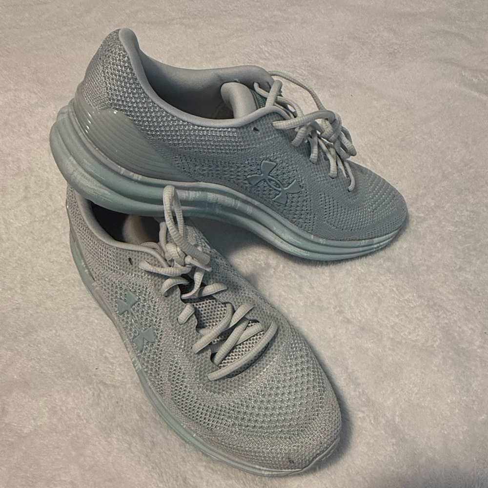 Under Armour Gray Athletic Shoes